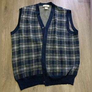 David Leadbetter Sleeveless golf sweater